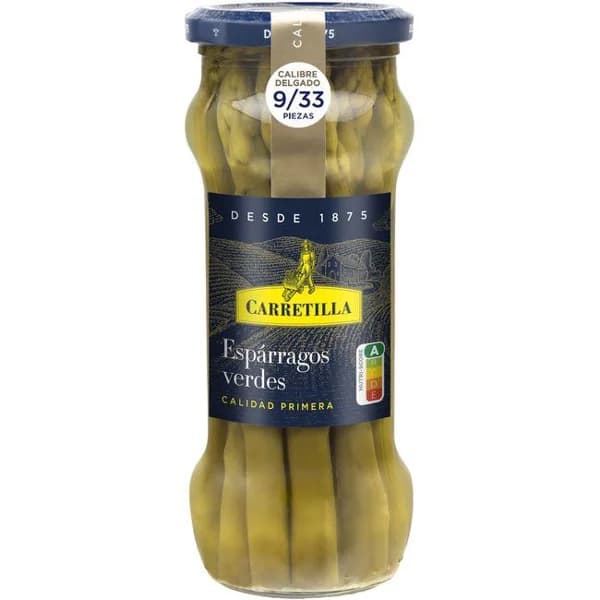 Espárrago verde CARRETILLA, frasco 190 g - 1 ud - Imagen del producto en Findit