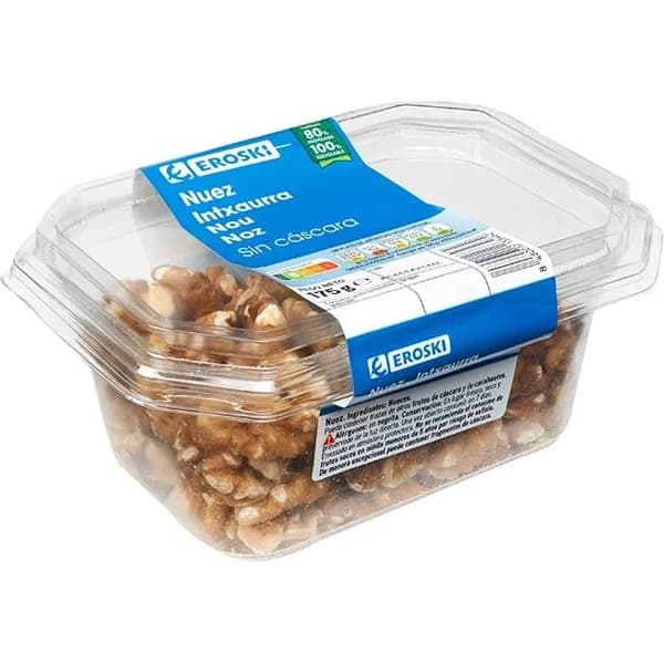 Nuez sin cáscara EROSKI, tarrina 175 g - 0.18 kg - Imagen del producto en Findit