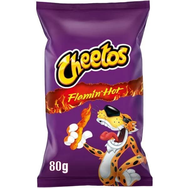 Aperitivo de maÍz flamin hot CHEETOS, bolsa 80 g - 0.08 kg - Imagen del producto en Findit