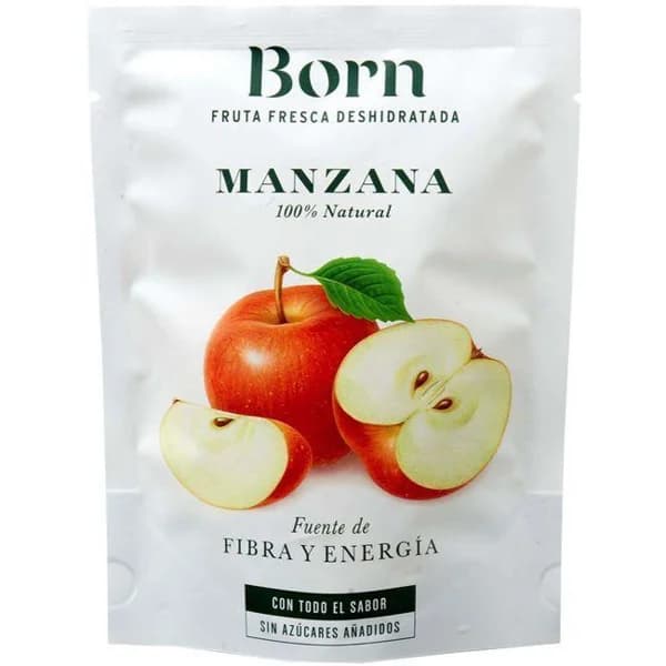 Manzana deshidratada BORN, bolsa 40 g - 0.04 kg - Imagen del producto en Findit