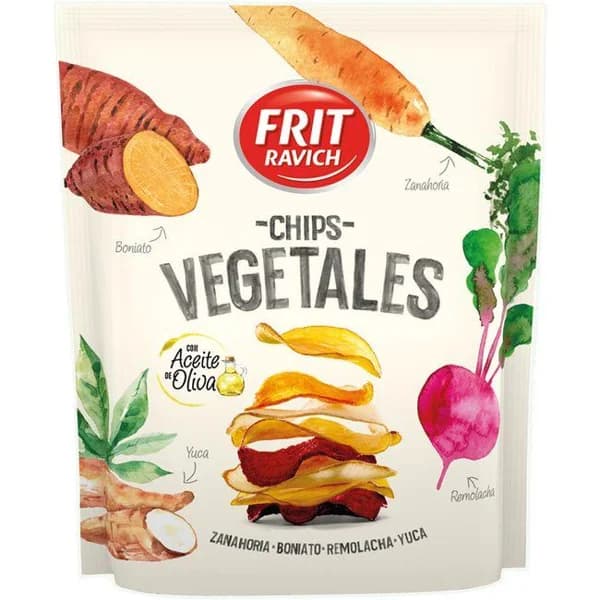 Premium chips de verduras FRIT RAVICH, bolsa 90 g - 0.09 kg - Imagen del producto en Findit