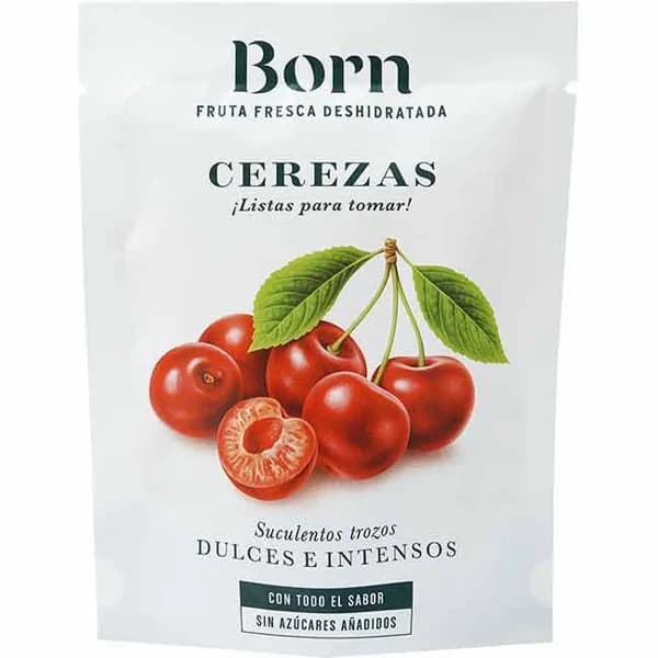 Cereza deshidratada BORN, bolsa 40 g - 0.04 kg - Imagen del producto en Findit