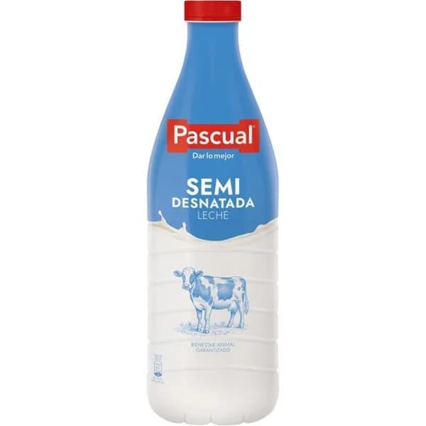 Leche semidesnatada PASCUAL, botella 1,5 litros - 1.5 l - Imagen del producto en Findit