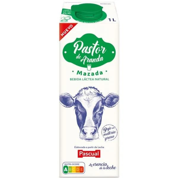 Mazada bebida láctea Pastor de Aranda PASCUAL, brik 1 litro - 1 l - Imagen del producto en Findit