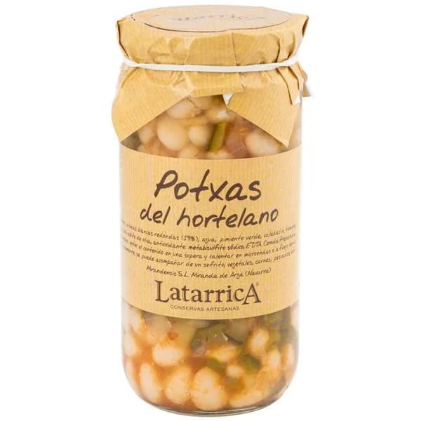 Potxas hortelano LATARRICA, frasco 400 g - 0.4 kg - Imagen del producto en Findit