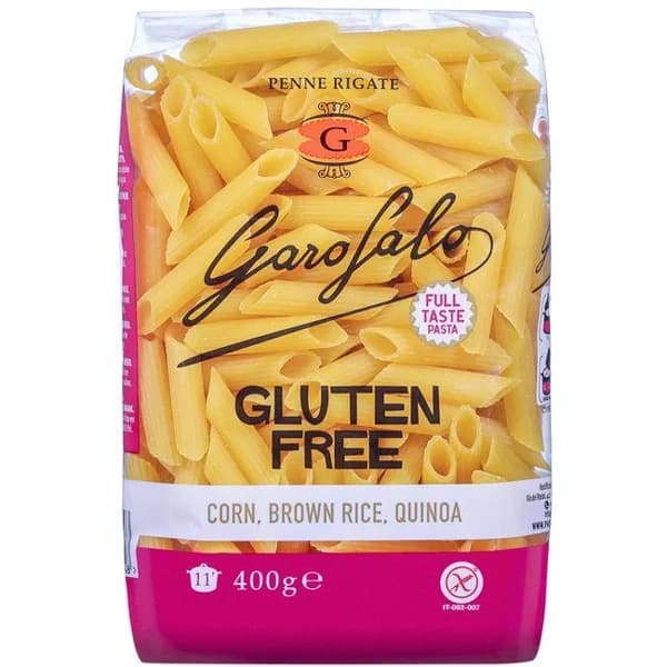 Penne rigate sin gluten GAROFALO, paquete 400 g - 0.4 kg - Imagen del producto en Findit