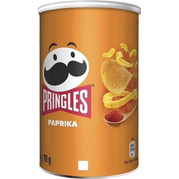 Patatas Parrika PRINGLES, lata 70 g - 0.07 kg - Imagen del producto en Findit