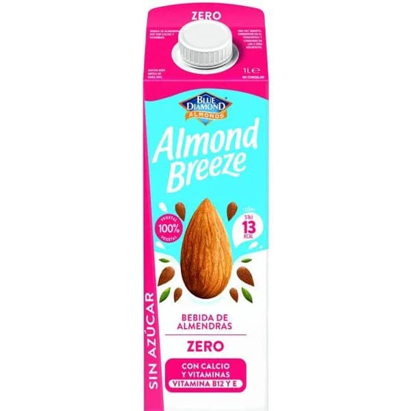 Bebida de almendra zero ALMOND BREEZE, brik 1 litro - 1 ud - Imagen del producto en Findit
