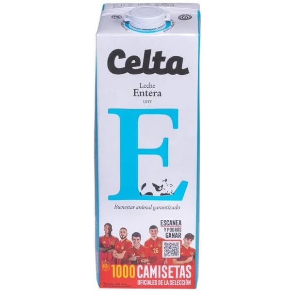 Leche entera CELTA, brik 1,5 litros - 1.5 l - Imagen del producto en Findit