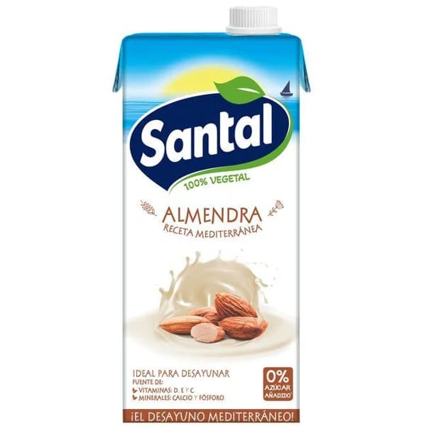 Bebida de almendra SANTAL, brik 1 litro - 1 l - Imagen del producto en Findit