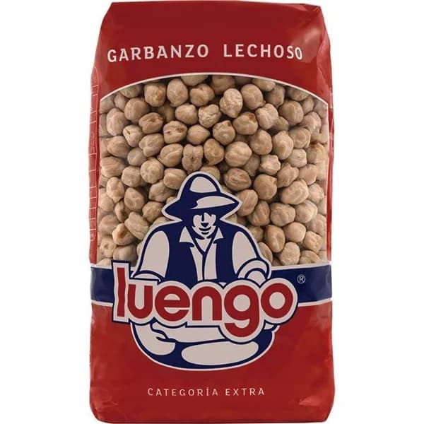 Garbanzo lechoso extra LUENGO, paquete 1 Kg - 1 kg - Imagen del producto en Findit