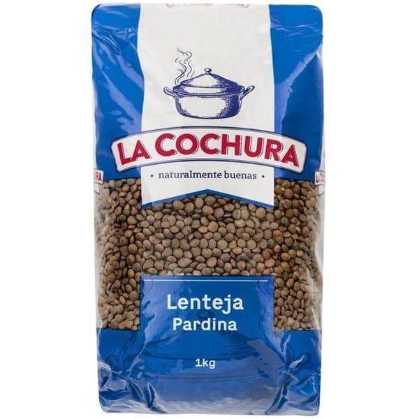 Lenteja pardina LA COCHURA, paquete 1 kg - 1 kg - Imagen del producto en Findit