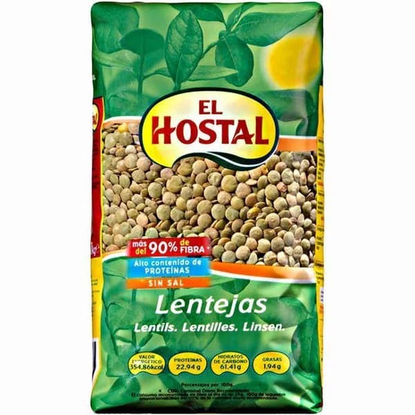 Lentejas selecta EL HOSTAL, paquete 1 kg - 1 kg - Imagen del producto en Findit