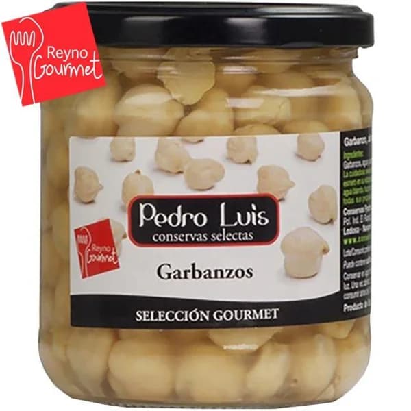 Garbanzo cocido al natural PEDRO LUIS, frasco 250 g - 0.25 kg - Imagen del producto en Findit