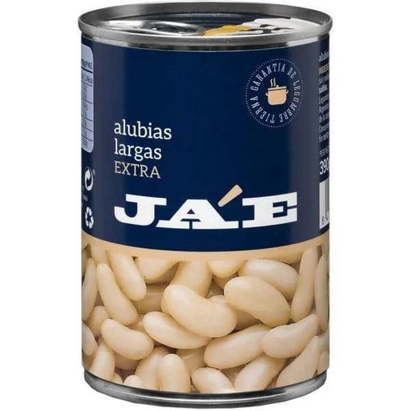 Alubia blanca larga JA'E, lata 250 g - 0.25 kg - Imagen del producto en Findit
