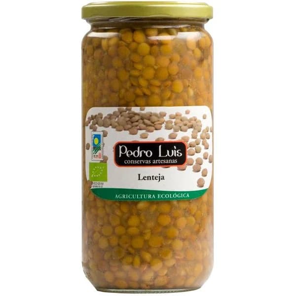 Lentejas de agricultura ecológica PEDRO LUIS, frasco 500 g - 0.5 kg - Imagen del producto en Findit