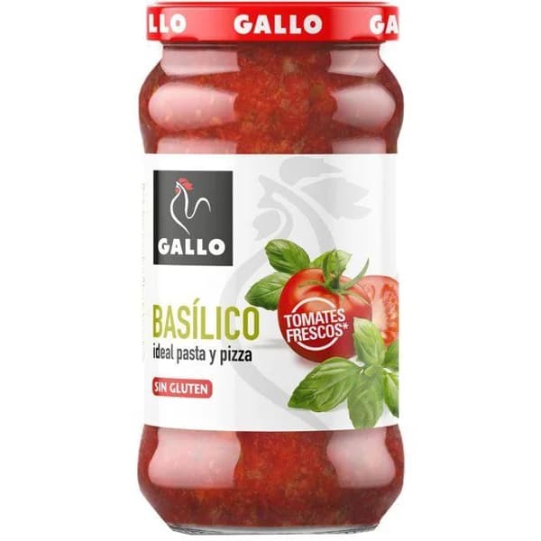 Salsa basílico GALLO, frasco 350 g - 0.35 kg - Imagen del producto en Findit
