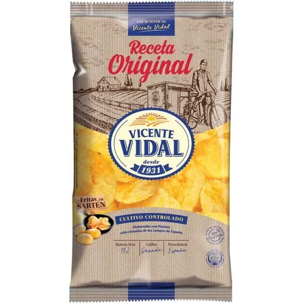 Patatas fritas receta artesana VIDAL, bolsa 150 g - 0.15 kg - Imagen del producto en Findit