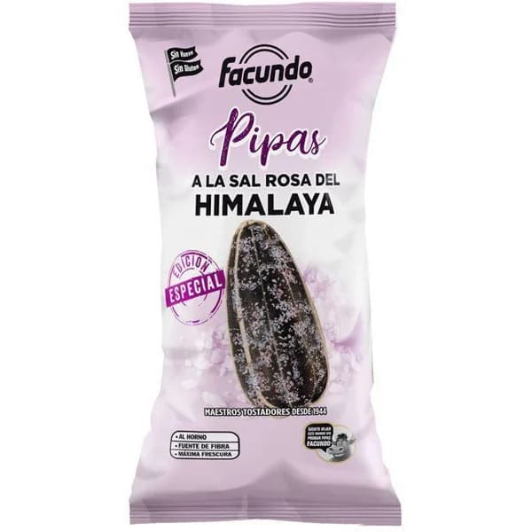 Pipas a la sal rosa del Himalaya FACUNDO, bolsa 85 g - 0.09 kg - Imagen del producto en Findit