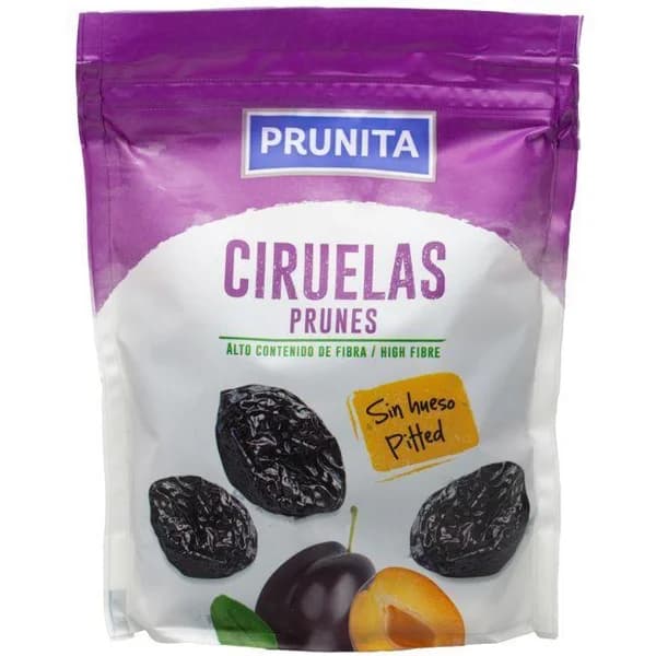 Ciruelas sin hueso PRUNITA, bolsa 250 g - 0.25 kg - Imagen del producto en Findit