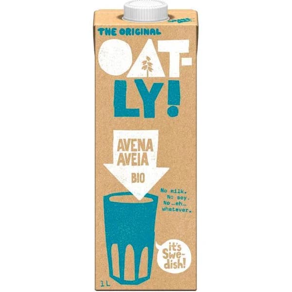 Bebida de avena bio OATLY, brik 1 litro - 1 l - Imagen del producto en Findit