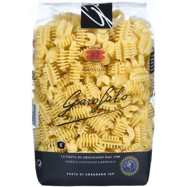 Pasta Radiatori GAROFALO, paquete 500 g - 0.5 kg - Imagen del producto en Findit