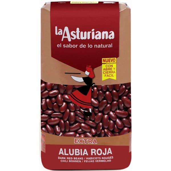 Alubia roja LA ASTURIANA, paquete 1 kg - 1 kg - Imagen del producto en Findit