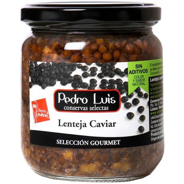 Lenteja caviar extra al natural PEDRO LUIS, frasco 250 g - 0.25 kg - Imagen del producto en Findit