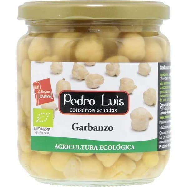 Garbanzo cocido ecológico PEDRO LUIS, frasco 250 g - 0.25 kg - Imagen del producto en Findit