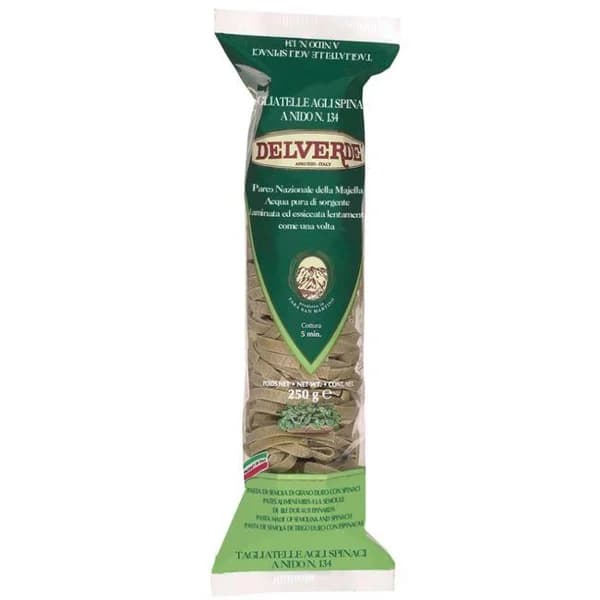 Tagliatelle Agli Spinaci Nido DELVERDE, paquete 250 g - 0.25 kg - Imagen del producto en Findit