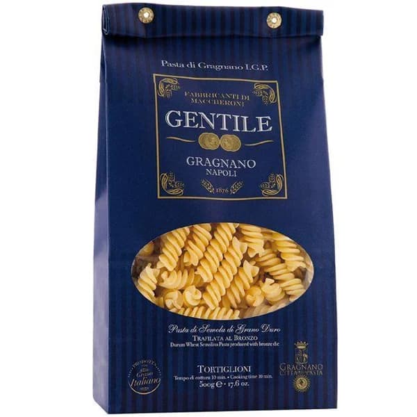 Pasta tortiglioni I.G.P. Gragnano GENTILE, paquete 500 g - 0.5 kg - Imagen del producto en Findit