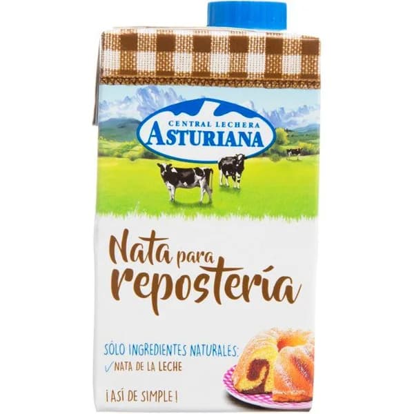 Nata para repostería ASTURIANA, brik 500 ml - 0.5 l - Imagen del producto en Findit