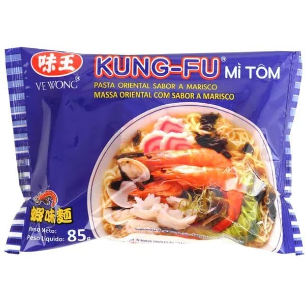 Fideos sabor a gamba KUNG-FU, paquete 85 g - 0.09 kg - Imagen del producto en Findit