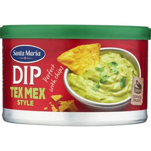 Salsa Dip guacamole SANTA MARÍA, lata 250 g - 0.25 kg - Imagen del producto en Findit