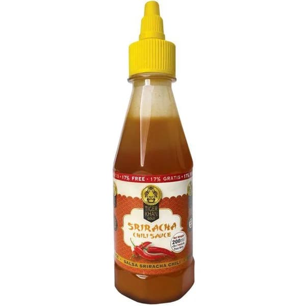 Salsa de chilli TIGER KHAN, frasco 200 ml - 0.2 l - Imagen del producto en Findit
