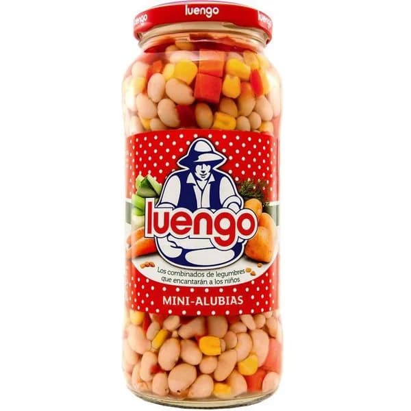 Combinado de alubias LUENGO, frasco 400 g - 0.4 kg - Imagen del producto en Findit