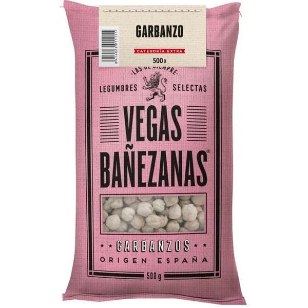 Garbanzo castellano VEGAS BAÑEZANAS, saco 500 g - 0.5 kg - Imagen del producto en Findit