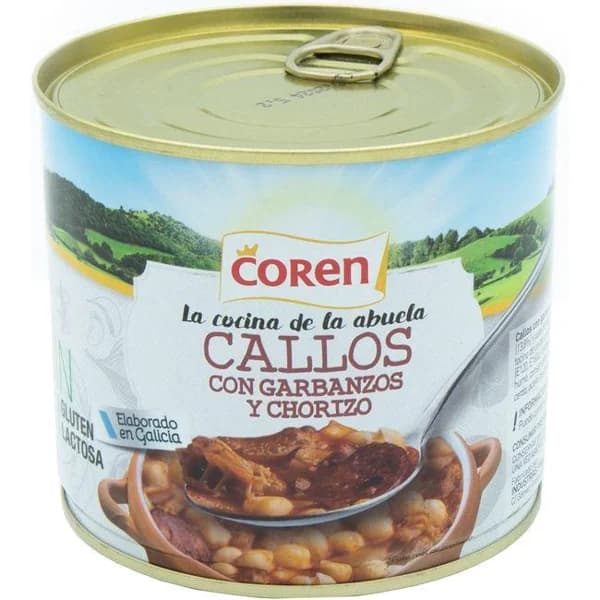 Callos con garbanzos COREN, lata 625 g - 0.63 kg - Imagen del producto en Findit