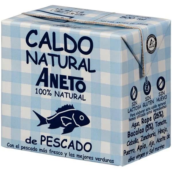 Caldo de pescado ANETO, brik 500 ml - 0.5 l - Imagen del producto en Findit
