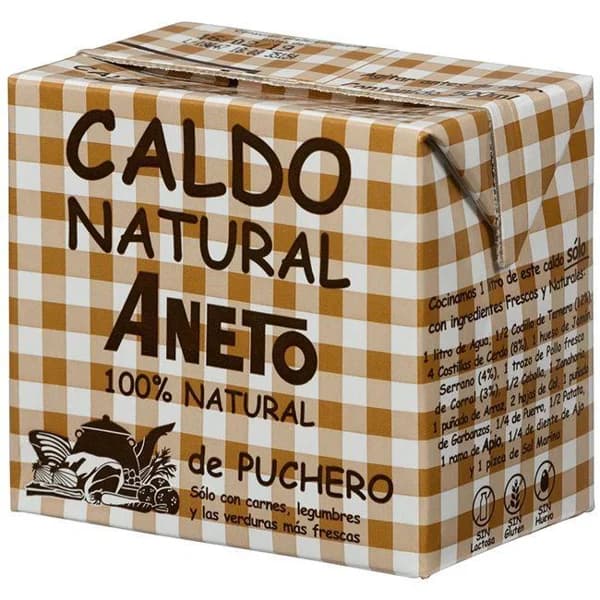 Caldo de puchero ANETO, brik 500 ml - 0.5 l - Imagen del producto en Findit