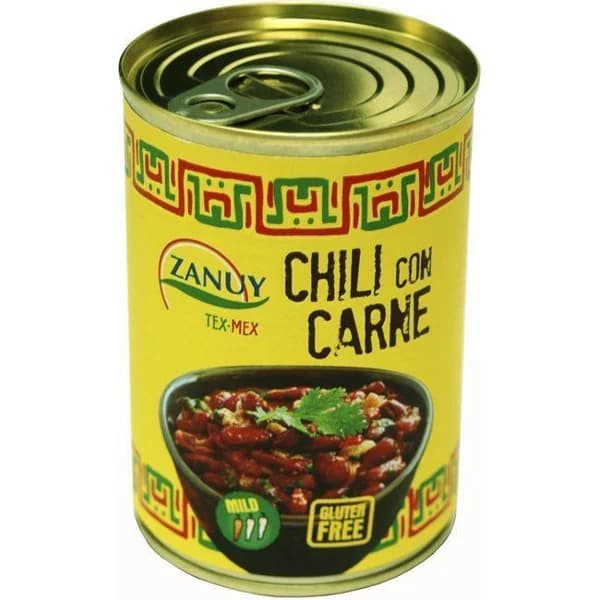 Chili con carne ZANUY, lata 415 g - 0.42 kg - Imagen del producto en Findit