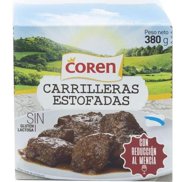 Carrilleras estofadas COREN, lata 380 g - 0.38 kg - Imagen del producto en Findit
