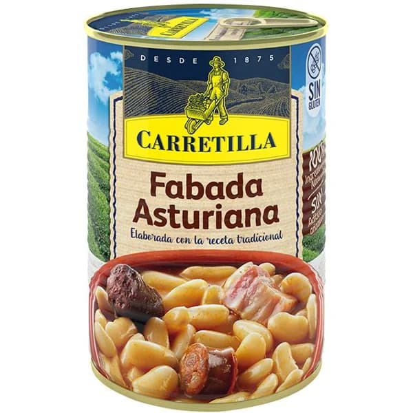 Fabada Asturiana CARRETILLA, lata 435 g - 0.43 kg - Imagen del producto en Findit