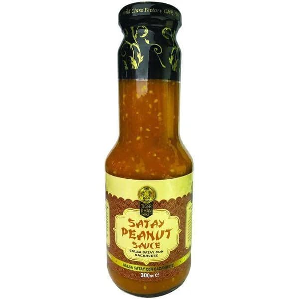 Salsa satay TIGER KHAN, frasco 300 ml - 0.3 l - Imagen del producto en Findit