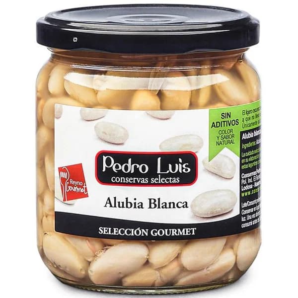 Alubia blanca al natural PEDRO LUIS, frasco 250 g - 0.25 kg - Imagen del producto en Findit