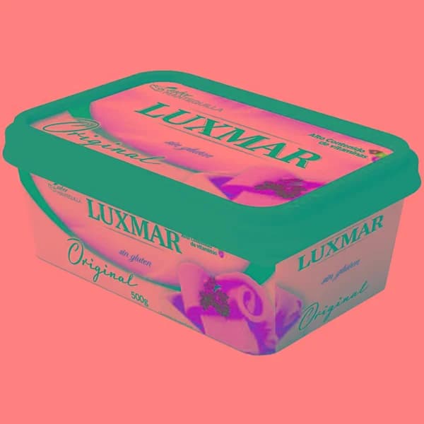 Margarina vegetal 3/4 LUXMAR, tarrina 500 g - 0.5 kg - Imagen del producto en Findit