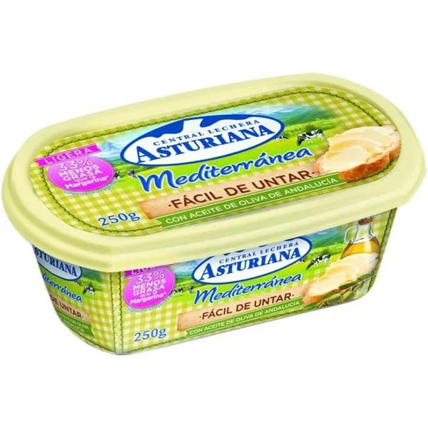 Untable mediterránea ASTURIANA, tarrina 250 g - 0.25 kg - Imagen del producto en Findit