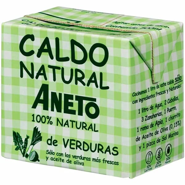Caldo de verduras ANETO, brik 500 ml - 0.5 l - Imagen del producto en Findit