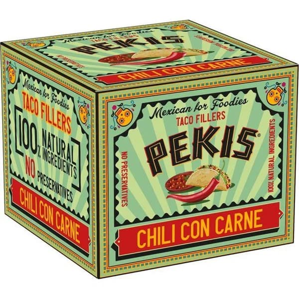 Chili con carne PEKIS, caja 180 g - 0.18 kg - Imagen del producto en Findit
