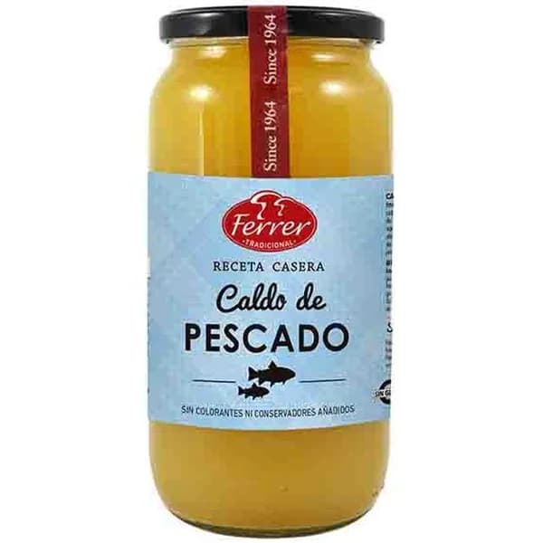 Caldo de pescado FERRER, frasco 940 ml - 0.94 l - Imagen del producto en Findit